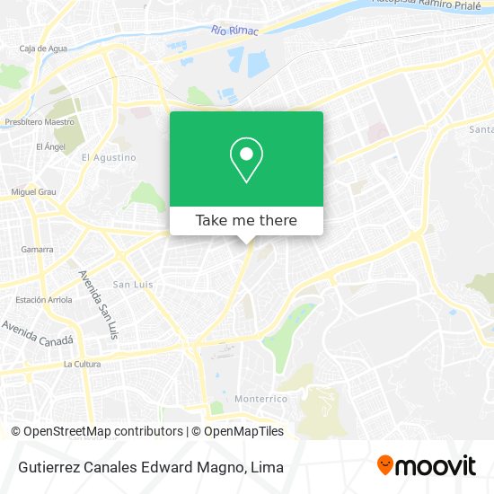 Mapa de Gutierrez Canales Edward Magno