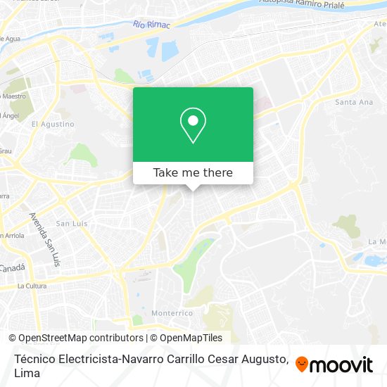 Técnico Electricista-Navarro Carrillo Cesar Augusto map