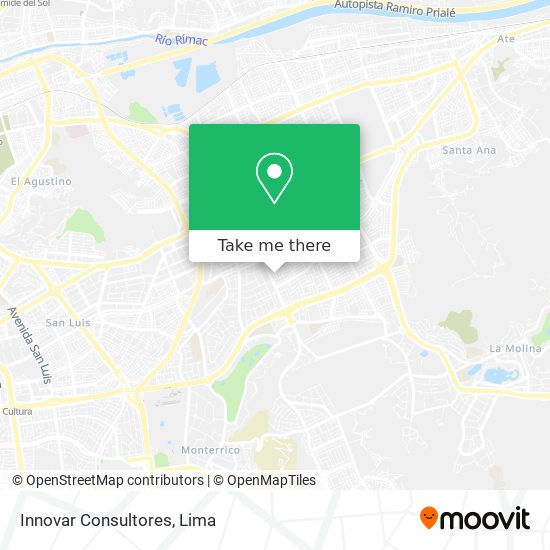 Mapa de Innovar Consultores