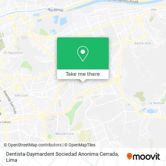 Mapa de Dentista-Daymardent Sociedad Anonima Cerrada