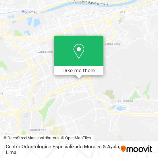Centro Odontológico Especializado Morales & Ayala map