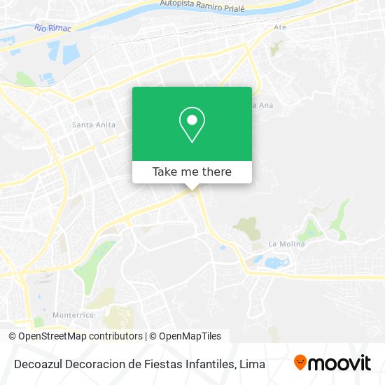 Decoazul Decoracion de Fiestas Infantiles map