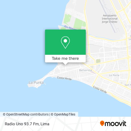 Radio Uno 93.7 Fm map
