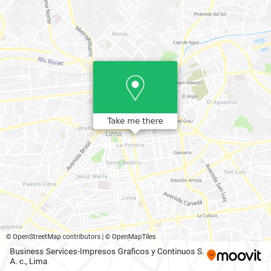 Business Services-Impresos Graficos y Continuos S. A. c. map