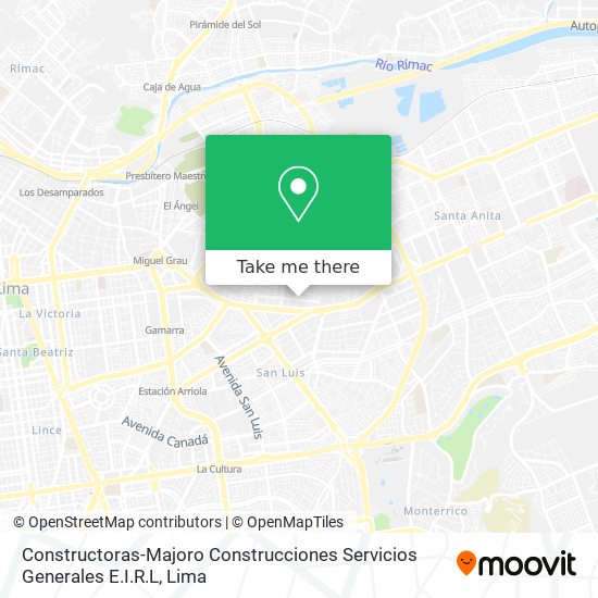 Constructoras-Majoro Construcciones Servicios Generales E.I.R.L map