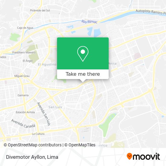 Divemotor Ayllon map