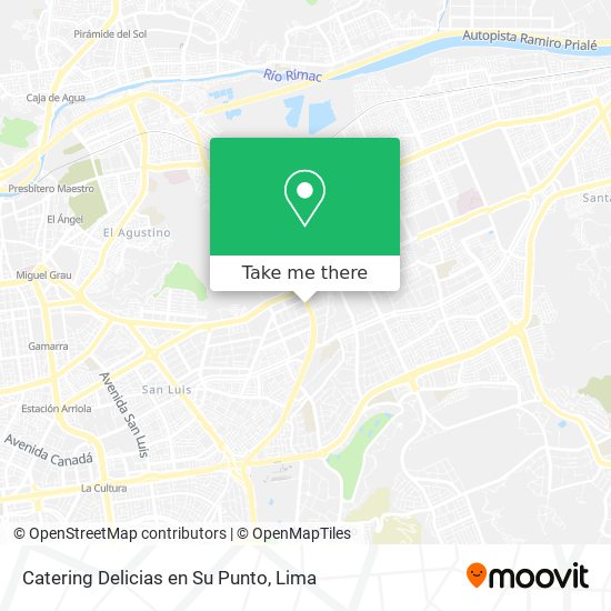 Mapa de Catering Delicias en Su Punto