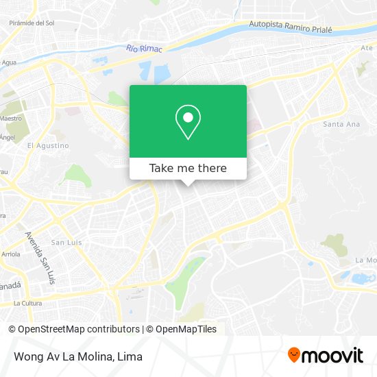 Wong Av La Molina map