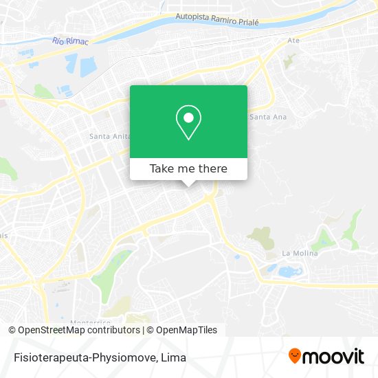 Fisioterapeuta-Physiomove map