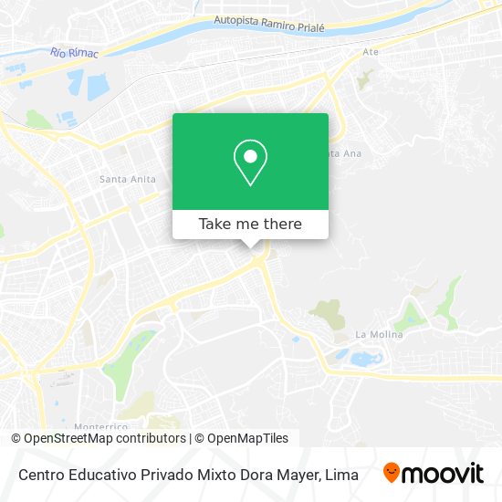 Centro Educativo Privado Mixto Dora Mayer map