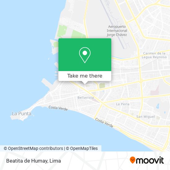 Mapa de Beatita de Humay