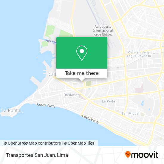 Mapa de Transportes San Juan