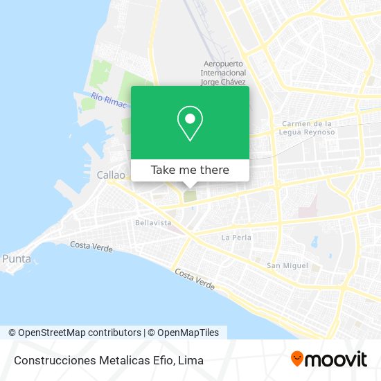 Construcciones Metalicas Efio map