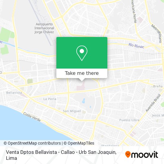 Venta Dptos Bellavista - Callao - Urb San Joaquin map