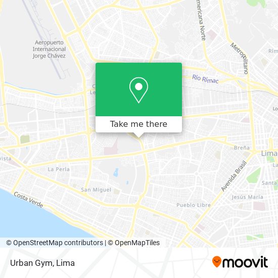 Urban Gym map