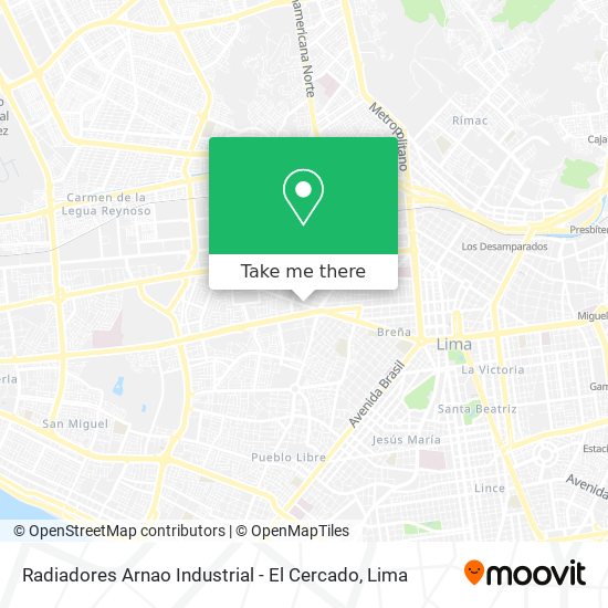Radiadores Arnao Industrial - El Cercado map