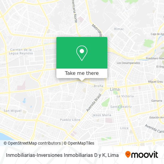 Inmobiliarias-Inversiones Inmobiliarias D y K map
