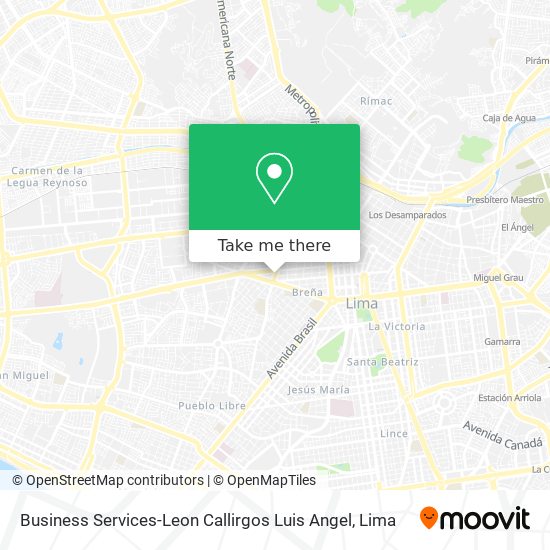 Business Services-Leon Callirgos Luis Angel map