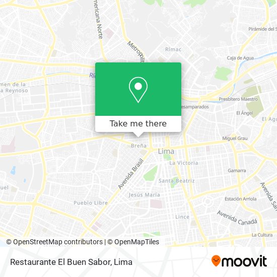 Restaurante El Buen Sabor map