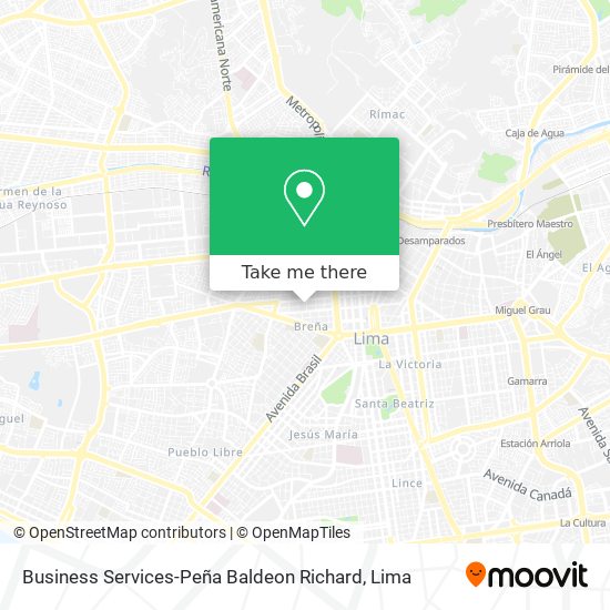 Mapa de Business Services-Peña Baldeon Richard