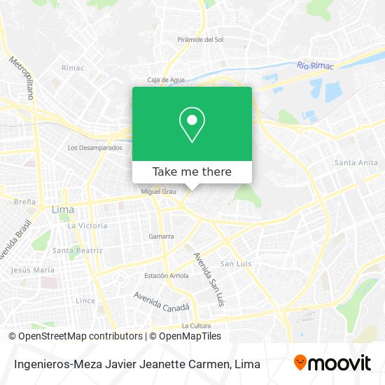 Ingenieros-Meza Javier Jeanette Carmen map