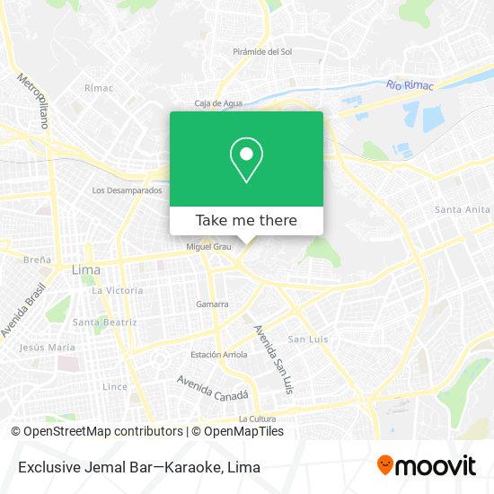 Exclusive Jemal Bar—Karaoke map