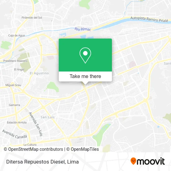 Mapa de Ditersa Repuestos Diesel