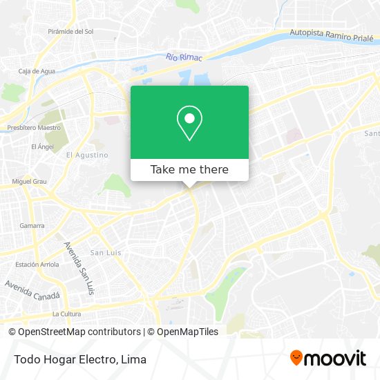 Mapa de Todo Hogar Electro