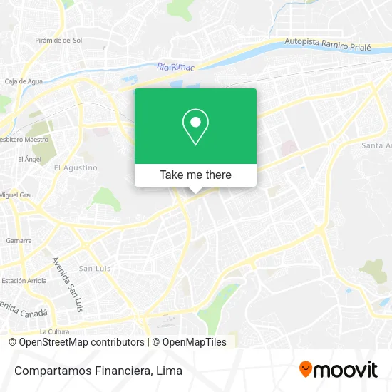 Mapa de Compartamos Financiera