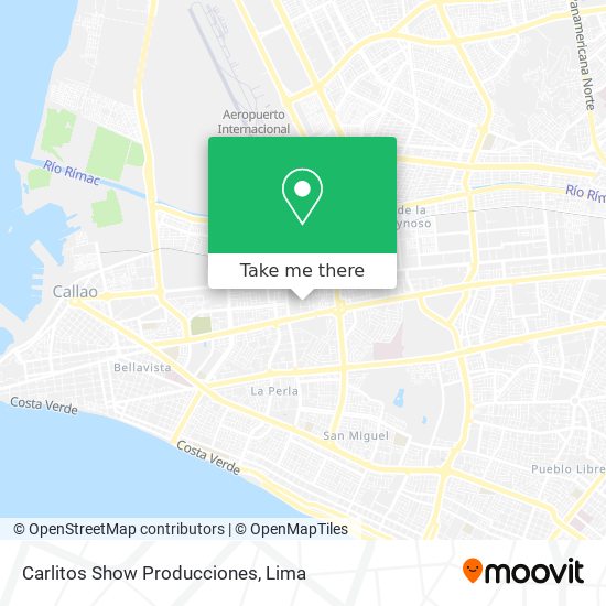 Carlitos Show Producciones map