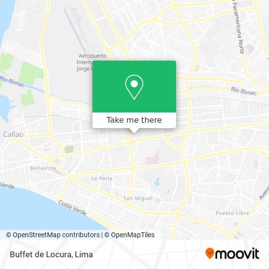 Buffet de Locura map