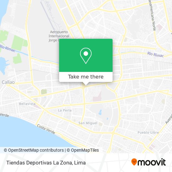 Tiendas Deportivas La Zona map