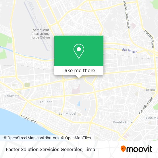 Faster Solution Servicios Generales map