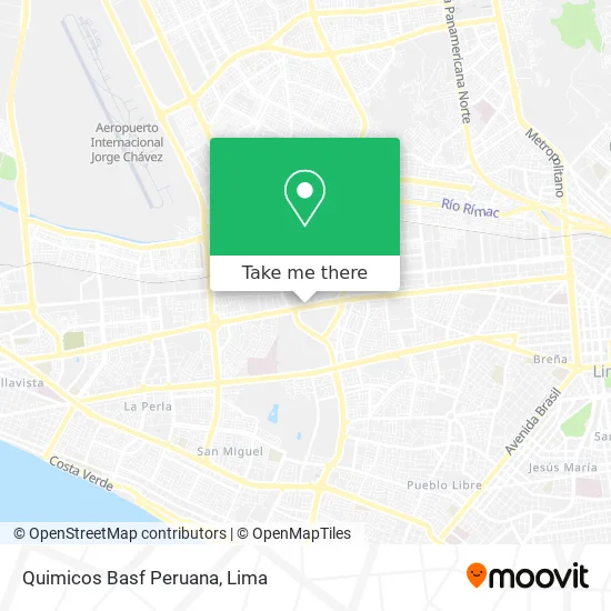 Quimicos Basf Peruana map