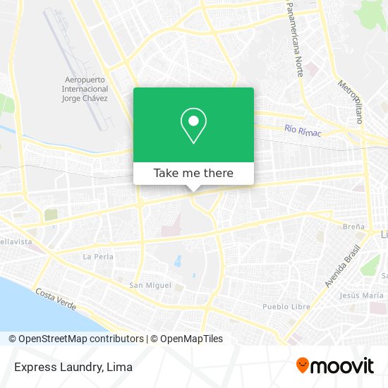 Express Laundry map