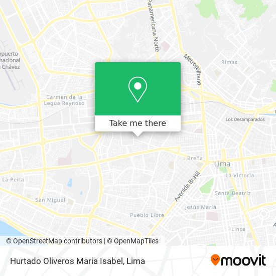 Mapa de Hurtado Oliveros Maria Isabel
