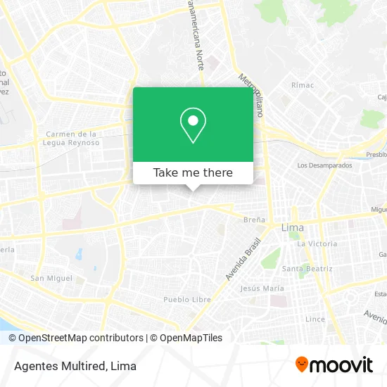 Mapa de Agentes Multired