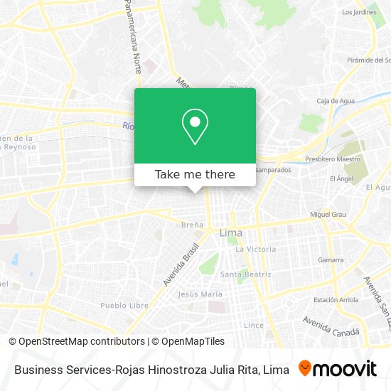 Business Services-Rojas Hinostroza Julia Rita map