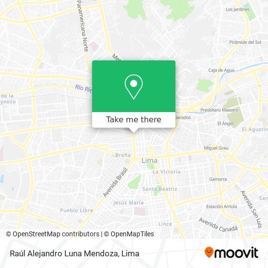 Raúl Alejandro Luna Mendoza map