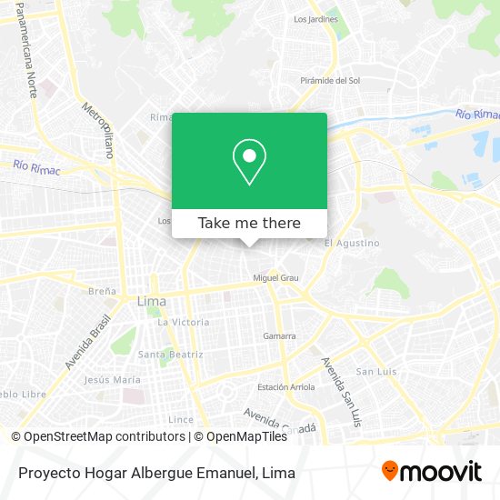 Proyecto Hogar Albergue Emanuel map