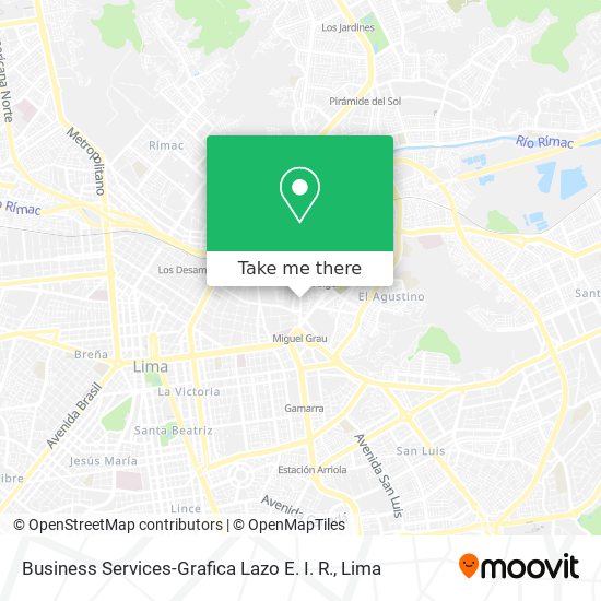 Business Services-Grafica Lazo E. I. R. map