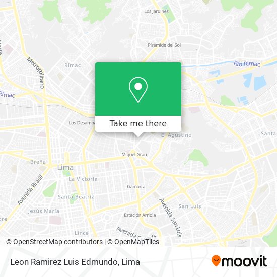 Leon Ramirez Luis Edmundo map