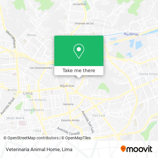 Veterinaria Animal Home map