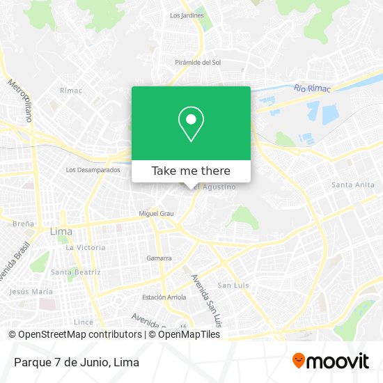 Mapa de Parque 7 de Junio