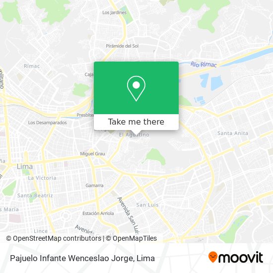 Pajuelo Infante Wenceslao Jorge map