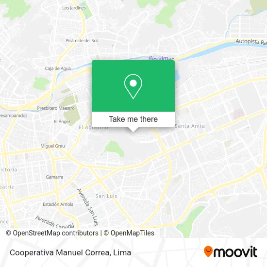 Cooperativa Manuel Correa map