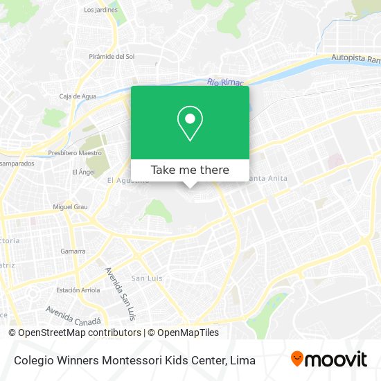 Colegio Winners Montessori Kids Center map