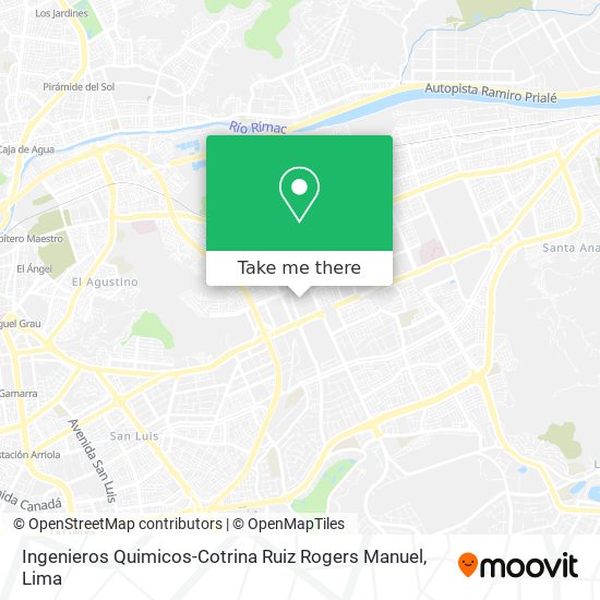 Ingenieros Quimicos-Cotrina Ruiz Rogers Manuel map