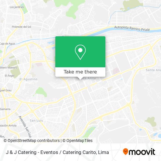 Mapa de J & J Catering - Eventos / Catering Carito