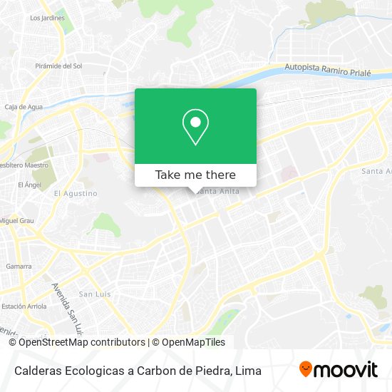 Calderas Ecologicas a Carbon de Piedra map